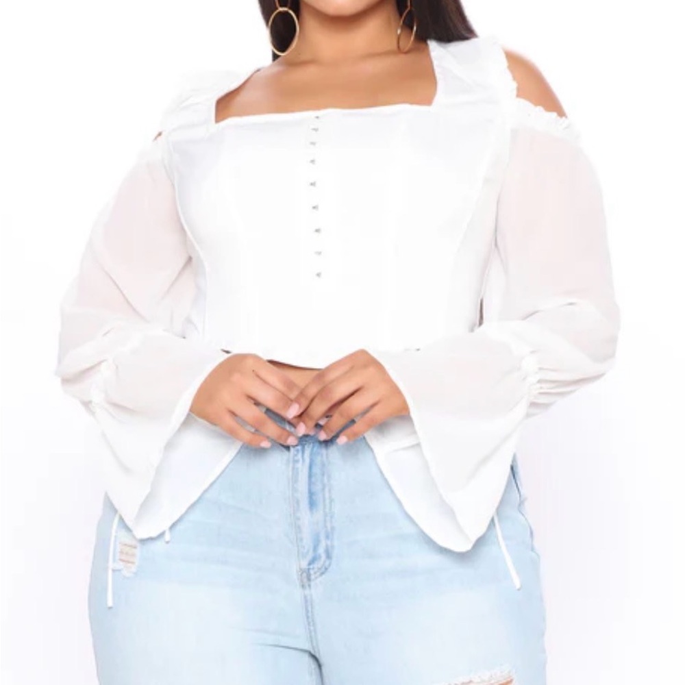 Elegant White Women's Top